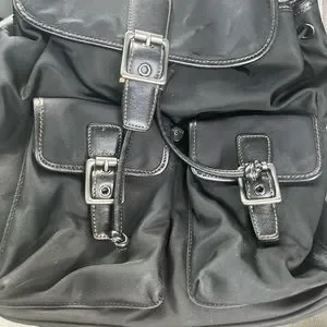 Coach Nylon Leather trim backpack ❤️ COACH® Outlet | Backpack main image 4